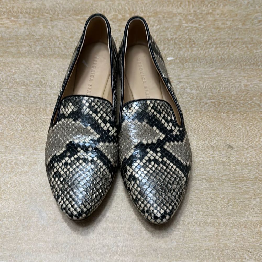 Veronica Beard Python Print Loafer - image 2